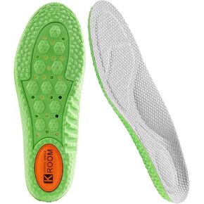 Shoe Insoles for Men Women,Memory Foam Insoles,Comfortable Sports Shoe Inserts for Shock Absorption and Relieve Foot Pain,Plantar Fasciitis Arch Support Insoles