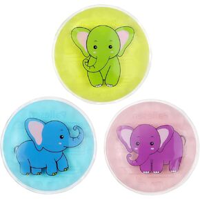 عبوات ثلج للأطفال من Pallesen من أجل Boo Boos، 3 عبوات ثلج Boo Boo للأطفال الصغار حزمة ثلج للإصابات حزمة ثلج للأطفال قابلة لإعادة الاستخدام، عبوات ثلج على شكل فيل لتخفيف آلام الأطفال والكدمات والحمى والتورم in Kuwait