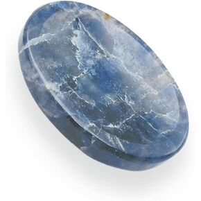 GEMSCITE Natural Gemstone 5 PCS YELLOW AVENTURINE Thumb Worry Stones Crystal Healing Reiki Pocket Palm Stone Positive Energy Love Wellness with Pouch & Crystal Info Cards in Kuwait