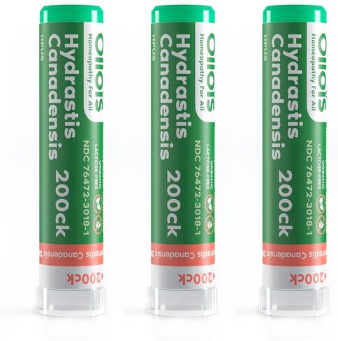 OLLOIS Hypericum Perforatum 200ck عضوي، خالي من اللاكتوز، طب المثلية موافق للشريعة اليهودية، 80 حبة (عبوة من 3) in Saudi Arabia