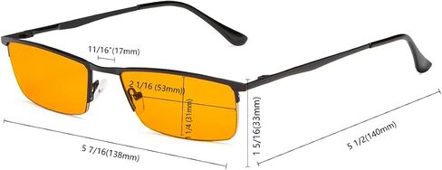 Eyekepper Quality Spring Hinges Half-Rim Computer Readers Reading Glasses in Kuwait