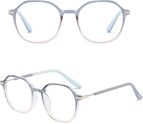 نظارات WMAO الزرقاء لحجب الضوء، كبيرة الحجم، طراز الستينيات العصرية المضادة لإجهاد العين وحماية من الأشعة فوق البنفسجية، إطار نظارات الكمبيوتر TR90 in Kuwait