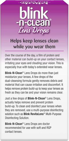 قطرات عدسة Blink-N-Clean كاملة، 0.5 أونصة سائلة in Kuwait