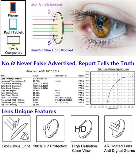 نظارات CAXMAN الزرقاء التي تحجب الضوء على نظارات ألعاب الكمبيوتر نظارات النوم للنظارات الطبية أو القراء للرجال والنساء مقاس متوسط ​​قابل للطي in Kuwait