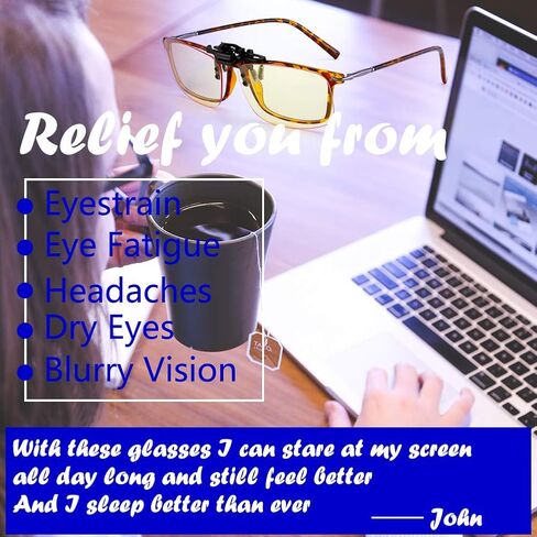 نظارات CAXMAN الزرقاء التي تحجب الضوء على نظارات ألعاب الكمبيوتر نظارات النوم للنظارات الطبية أو القراء للرجال والنساء مقاس متوسط ​​قابل للطي in Kuwait