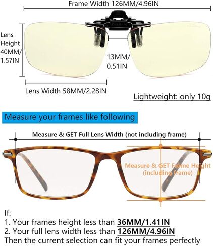 نظارات CAXMAN الزرقاء التي تحجب الضوء على نظارات ألعاب الكمبيوتر نظارات النوم للنظارات الطبية أو القراء للرجال والنساء مقاس متوسط ​​قابل للطي in Kuwait