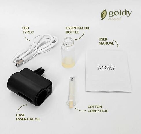 موزع روائح الزيوت العطرية للسيارة GOLDY ESENCIAL USB مرطب للرذاذ البارد للسيارة in Kuwait