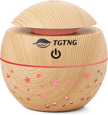 موزع روائح الزيوت العطرية TGTNG، ناشر للعلاج العطري، مرطب الهواء، موزع هواء رذاذ بارد بالموجات فوق الصوتية مع تصميم منخفض الضوضاء، ضوء LED بـ 7 ألوان، هدية الترحيب بالمنزل الجديد للمنازل الجديدة in Kuwait