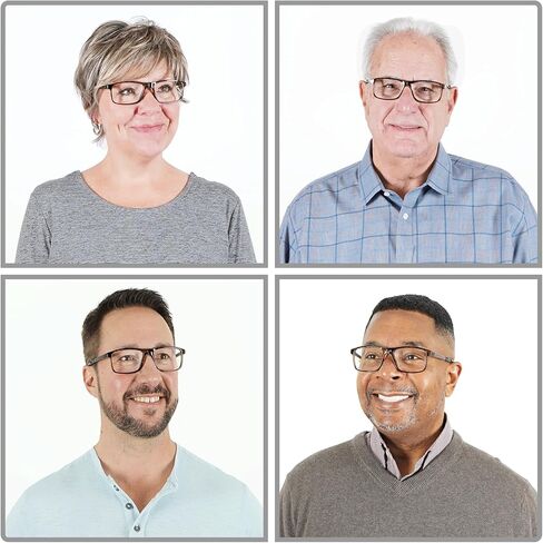 نظارات القراءة المغناطيسية Clic Blue Light Blocking من Slastik، شريط ناعم قابل للطي، قارئات كمبيوتر قابلة للتعديل، Ewok (M-XL) in Kuwait