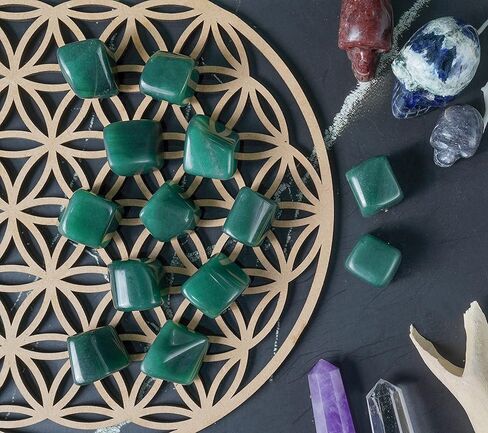 800+ Carat, 13 Pcs Rainbow Moonstone Tumbled Stones and Crystals Bulk 13 Pieces Set for Chakra Reiki Crystals Polished Stones Gemstones and Crystals Tumble for Gift Home Decor Size: 20-25mm by Crocon in Kuwait