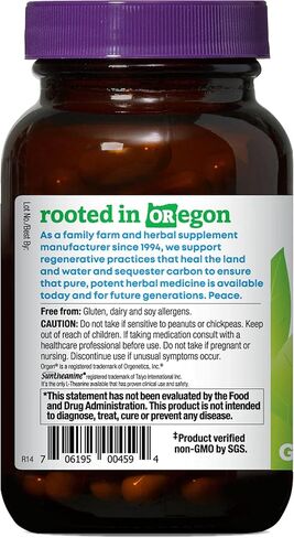 Oregon's Wild Harvest, واقي من الإجهاد، مكمل إل-ثيانين للإغاثة الطبيعية، 90 كبسولة in Kuwait