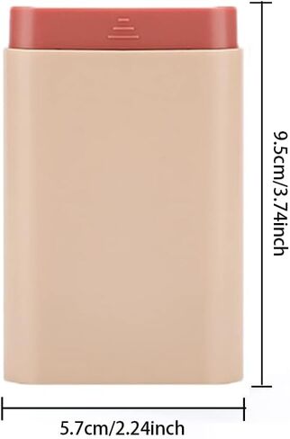 PIGIAOKA 4 عبوات من منظم علب حبوب الدواء اليومية، صندوق حبوب الدواء الأسبوعي، حقيبة مكملات حبوب الدواء المحمولة، حقيبة تنظيم الأدوية المكونة من 6 أقسام للفيتامين in Kuwait