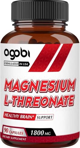 مكمل مغنيسيوم إل-ثريونات 1800 مجم - 90 قرصًا - تركيبة مركزة للغاية - خالية من الغلوتين، وغير معدلة وراثيًا in Kuwait