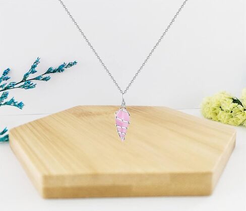 ZHIYUXI روز كوارتز كريستال سلك التفاف سداسية مخروط نقطة شفاء بلورات الأحجار الكريمة مصقول الريكي الحظ حجر الكوارتز الطبيعي للنساء فتاة الهدايا in Kuwait