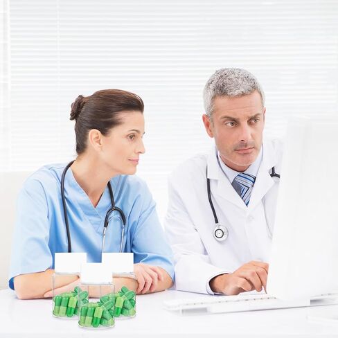 WLLHYF 10 قطع من الزجاجات البلاستيكية الشفافة سعة 80 مل زجاجة حبوب شفافة حاوية فارغة قابلة لإعادة الملء علبة مسحوق صلبة قابلة لإعادة الاستخدام مع أغطية لتوزيع عناصر مختلفة in Saudi Arabia