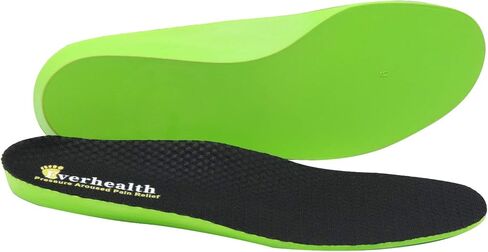 Everhealth Insoles Shoe Inserts for Men Women Shock Absorption, Soft Cushioning Shoe Insoles for Plantar Fasciitis Flat Feet Heel Pain Relief, Comfort Replacement Insole for Walking Running Hiking in Kuwait