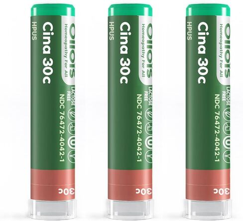 OLLOIS Cina 30c عضوي، خالي من اللاكتوز، نباتي، طب المثلية، 80 حبة (عبوة من 3) in Saudi Arabia