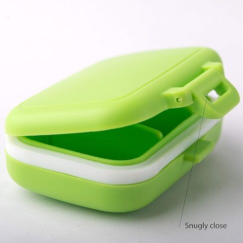 فارز صندوق حبوب الدواء - 3 مساحات تخزين كبيرة لتنظيم الأدوية أثناء السفر - صناديق تذكير منظمة للأدوية اليومية / الأسبوعية بعلبة تذكير منظمة، 7 مرات في اليوم واليوم والمساء in Kuwait