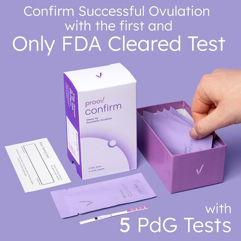 مجموعة أدوات Proov Hers & His للخصوبة | اختبروا خصوبتكم معًا | الجودة الطبية في الاختبارات المنزلية in Kuwait