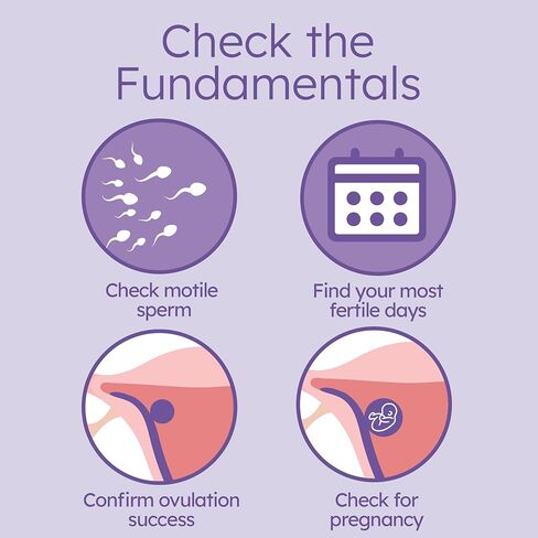 مجموعة أدوات Proov Hers & His للخصوبة | اختبروا خصوبتكم معًا | الجودة الطبية في الاختبارات المنزلية in Kuwait
