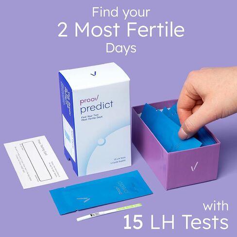 مجموعة أدوات Proov Hers & His للخصوبة | اختبروا خصوبتكم معًا | الجودة الطبية في الاختبارات المنزلية in Kuwait