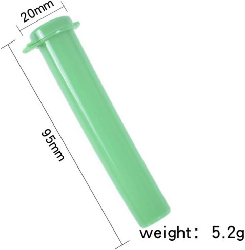 5 قطع من برطمانات حبوب منع الحمل البلاستيكية أنبوب حاوية لزجاجات التبغ والأعشاب والتوابل والزيوت والحرف اليدوية الطبية (لون عشوائي) in Kuwait