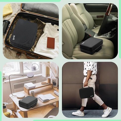 Gelozid Medicine Organizer Box, 30 Day Pill Organizer with 32 Daily Compartments and Hard Shell Travel Case, Monthly Pill Organizer 3 Times A Day for Vitamins, Fish Oil, Medications and Supplements in Kuwait