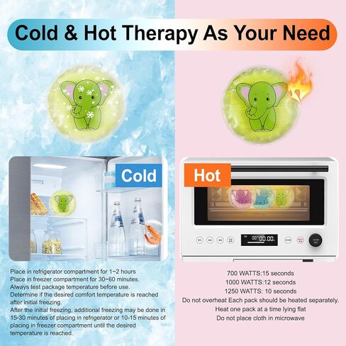 عبوات ثلج للأطفال من Pallesen من أجل Boo Boos، 3 عبوات ثلج Boo Boo للأطفال الصغار حزمة ثلج للإصابات حزمة ثلج للأطفال قابلة لإعادة الاستخدام، عبوات ثلج على شكل فيل لتخفيف آلام الأطفال والكدمات والحمى والتورم in Kuwait