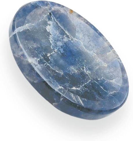 GEMSCITE Natural Gemstone 5 PCS YELLOW AVENTURINE Thumb Worry Stones Crystal Healing Reiki Pocket Palm Stone Positive Energy Love Wellness with Pouch & Crystal Info Cards in Kuwait