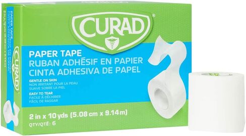 شريط ورقي من ميدلاين NON270002Z، عرض 2 بوصة، طول 10 ياردة، عبوة من 6 قطع in Kuwait