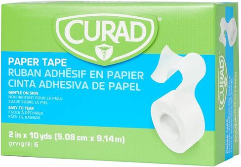 شريط ورقي من ميدلاين NON270002Z، عرض 2 بوصة، طول 10 ياردة، عبوة من 6 قطع in Kuwait