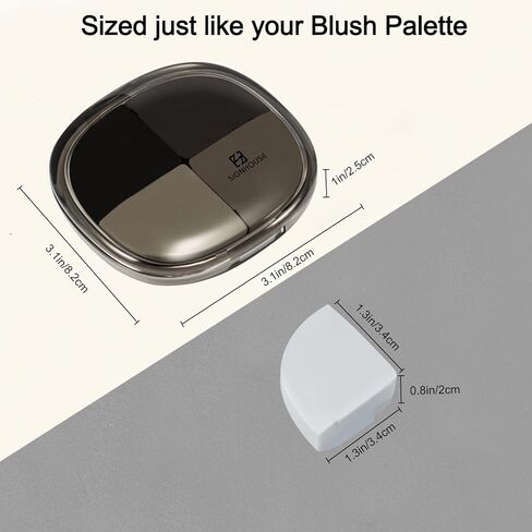 Daily Pill Organizer Pocket Pharmacy, 4 Compartments Potable Pill Holder Medicine Case for Women Men Travel Essentials, Pills Container Box to Hold Vitamins, Fish Oils for Purse Pocket - Black Grey in Kuwait