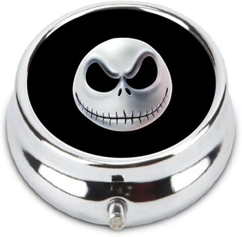 NIGHTMARE BEFORE CHRISTMAS علبة حبوب دواء عصرية مخصصة وحامل أقراص طبية وحافظة منظمة للجيب أو المحفظة in Kuwait