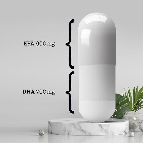 مكمل طحالب أوميغا 3 النباتي من DSO - 180 كبسولة - بديل زيت السمك النباتي - مكملات EPA وDHA - مكمل أحماض أوميغا 3 الدهنية للطحالب - عبوة صديقة للبيئة - صنع في الولايات المتحدة الأمريكية in Saudi Arabia