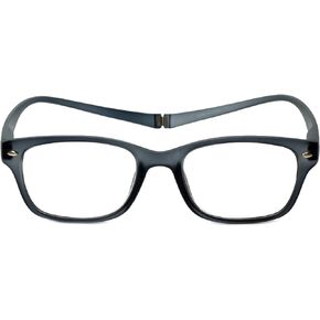 Magz Greenwich Classic Square Reading Glasses Men/Women One Power Reader Neck Hanging Magnetic Snap It Rear Connect