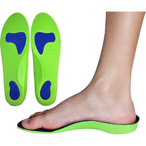 Neon Fix Sport Premium Grade Orthotic Insole Revolutionary Lightweight Soft & Sturdy Orthotic Active Children with Flat Feet Who Need Arch Support ((22 CM) US Kids Shoe Sizes 3-4)