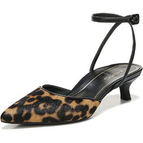 حذاء Vionic النسائي من Primrose Jacynda Strappy Kitten Heel - فستان نسائي داعم بكعب بشريط الكاحل يتضمن راحة ثلاثية المناطق مع نعل داخلي تقويمي ودعم قوس القدم، مقاسات متوسطة 5-11