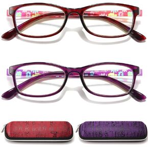 RaoOG Reading Glasses Womens Blue Light Blocking - Ladies Computer Readers, Lightweight Quality Colorful Eyeglass in Kuwait