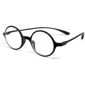 Calabria 721 Flexie Round Reading Glasses Men/Women Bendable One Power Readers Flexible Durable Lightweight TR-90 Frame