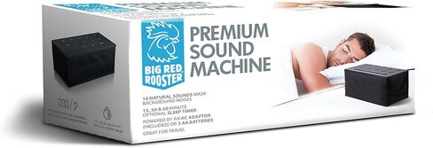 جهاز ضوضاء أبيض من Big Red Rooster - آلة صوت للنوم والاسترخاء - 10 أصوات طبيعية ومهدئة - توصيل أو تعمل بالبطارية - معالجة صوت نوم محمولة للمنزل أو المكتب أو السفر in Kuwait