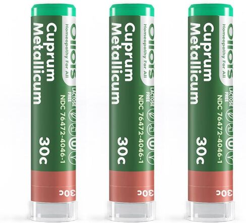 OLLOIS Cuprum Metallicum 30c عضوي، خالي من اللاكتوز، نباتي، طب المثلية، 80 حبة (عبوة من 3) in Saudi Arabia