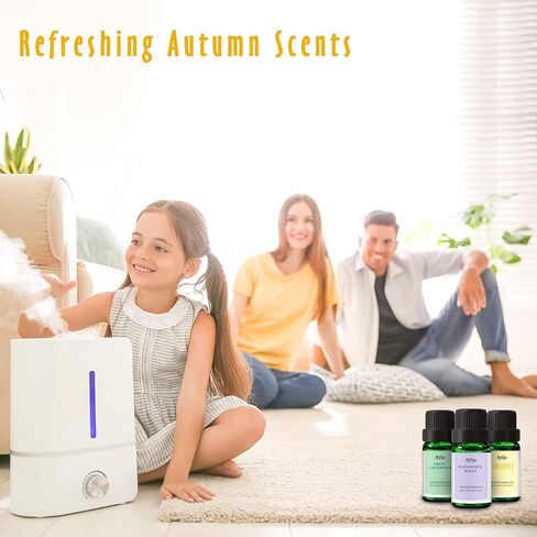 زيوت عطرية للخريف، زيوت ميتفلور معطرة فاخرة، زيوت عطرية لموزع الروائح والشموع والصابون، مجموعة هدايا زيوت عطرية للعلاج العطري في الخريف والقرفة وتوابل البرتقال والفانيليا واليقطين وغيرها in Kuwait