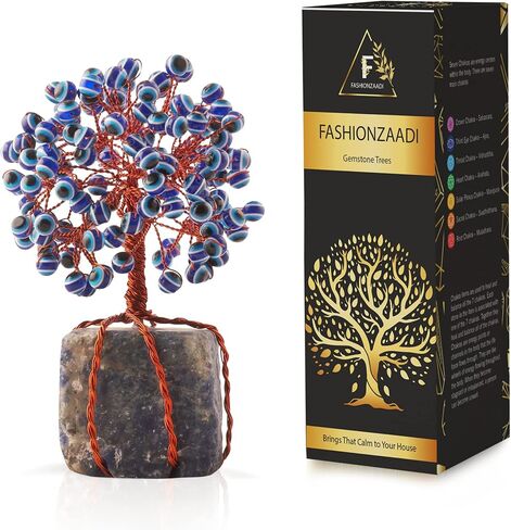 كريستال العقيق - شجرة بونساي الحجرية - شجرة المال فنغ شوي - بلورات الشفاء - الديكور الروحي - هدايا الحظ الجيد - ديكور مكتب المنزل - شجرة الحياة الكريستالية in Kuwait