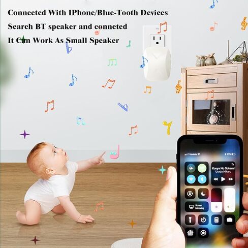 جهاز صوت بضوضاء بيضاء، جهاز صوت مع 7 أصوات طبيعية مريحة ومكبر صوت صغير ذو أسنان زرقاء للمنزل والمكتب والفندق والمرحاض للسفر المحمول in Kuwait