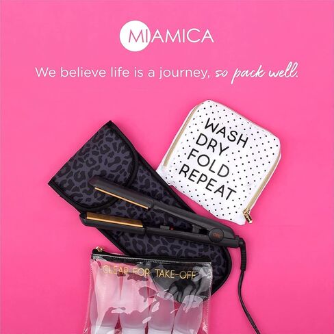 حقيبة حبوب الدواء النسائية بسحاب من MIAMICA مع منظم بلاستيكي قابل للإزالة لمدة 8 أيام، مبطن أسود، 3.5 بوصة × 2.75 بوصة × 1.25 بوصة - تصميم مضغوط لصندوق الدواء الأسبوعي اللطيف، (M31573) in Kuwait