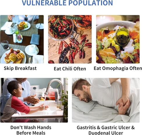 STARRIVER 4 اختبارات مجموعات اختبار H.Pylori، مجموعة الاختبار الذاتي H. Pylori، مجموعات اختبار هيليكوباكتر بيلوري للاستخدام المنزلي، دقيقة وسهلة الاستخدام in Kuwait