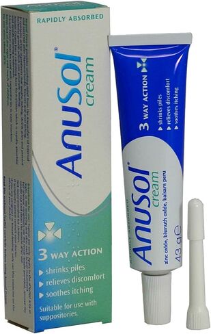Anusol 43g SOY Cream - Whole Body Skin Moisturizer for All Skin Types, Damage Control & Pore Treatment, 1.51 oz in Saudi Arabia