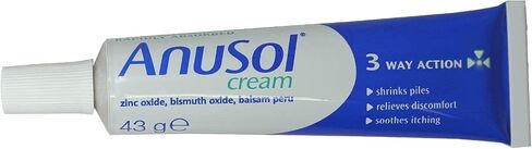 Anusol 43g SOY Cream - Whole Body Skin Moisturizer for All Skin Types, Damage Control & Pore Treatment, 1.51 oz in Saudi Arabia