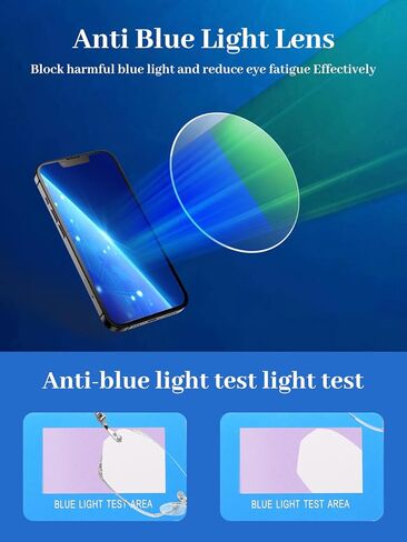 نظارات قراءة بدون إطار من LUFF للنساء، معدنية بدون إطار، حافة مقطوعة بالألماس، قارئات الكمبيوتر ذات الضوء الأزرق، مضادة لإجهاد العين in Kuwait