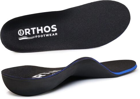 نعال أحذية بديلة لتقويم العظام من ORTHOS - صنع في الولايات المتحدة الأمريكية - نعال قدم كاملة الطول قابلة للتنفس مع امتصاص الصدمات لدعم القوس، الأقدام المسطحة، نتوءات الكعب، التهاب اللفافة الأخمصية in Kuwait